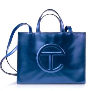 TELFAR Medium Tote Cobalt blue NWT & dust bag! SOLD OUT! Great Christmas Gift!
